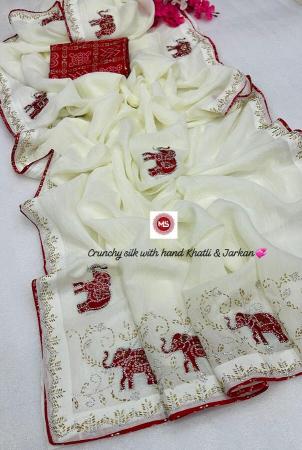 Vastrangan cruncy silk sarees wholesale online shopping